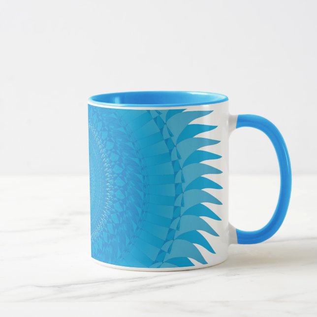 Caneca Sun Mandala - Azul claro (Direita)