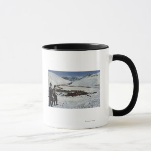 Caneca Sun Valley, identificação - cena do inverno de S