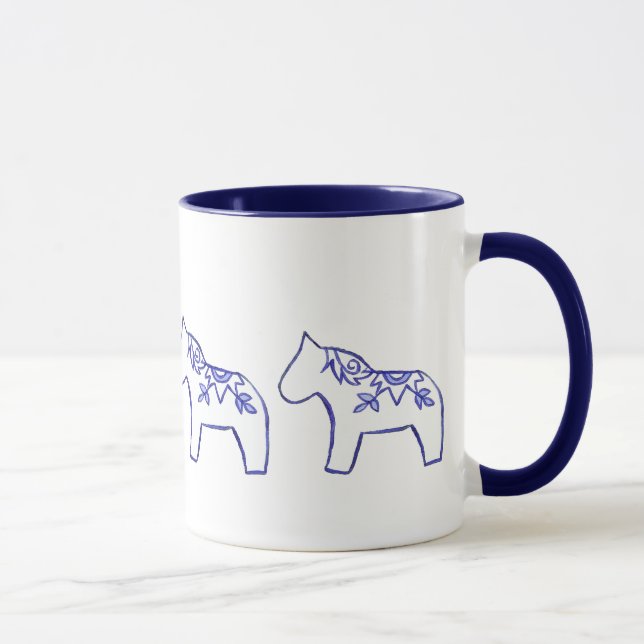 Caneca Sunburst Dala Horses Mug (Direita)