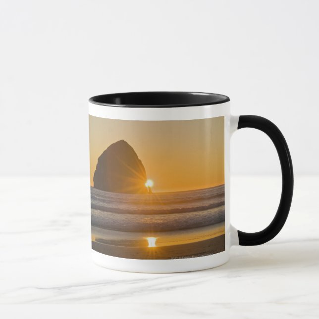 Caneca Sunburst E Haystack Rock Em Cape Kiwanda (Direita)