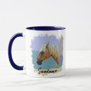 Caneca "Sundance" - Retrato de Cavalo - Personalize Sua C