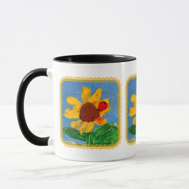 Caneca Sunflower "Art by Kids" Mug (Esquerda)