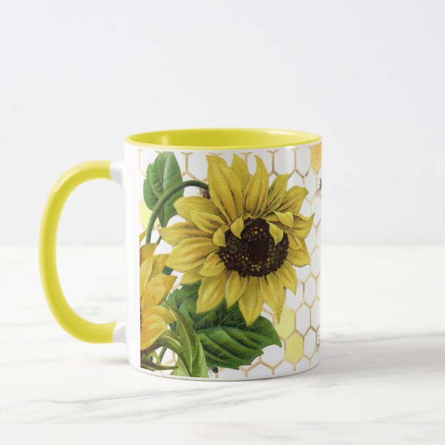 CANECA SUNFLOWERS AND BEES (Esquerda)
