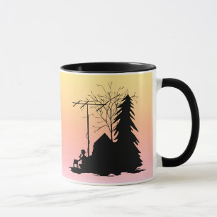 Caneca Sunrise Silhouette Ham Radio Mug