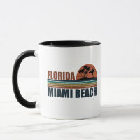 Sunset de colheita da Flórida de Miami Beach