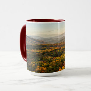 Caneca Sunset de outono Carolina do Norte