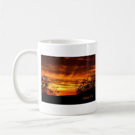 Caneca Sunset em Anza, Califórnia, Café Mug