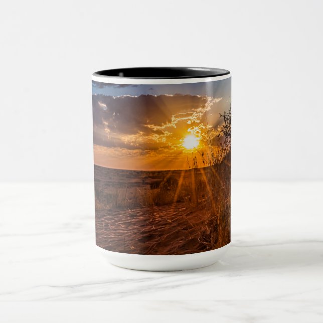Caneca Sunset no deserto de Kalahari, Namíbia (Centro)