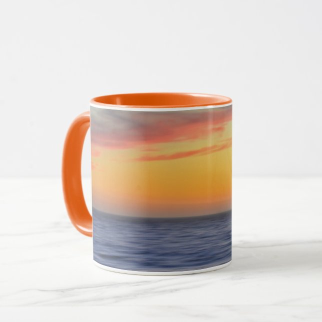 Caneca Sunset Ocean Beauily Beach Art Mug (Frente Esquerda)