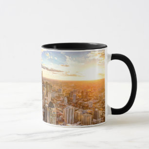 Caneca Sunset Over Chicago