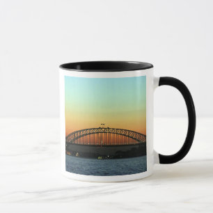 Caneca Sunset over Sydney Harbor Bridge, Austrália