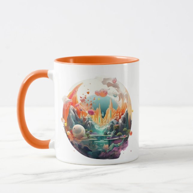 Caneca Sunset Over the Lake Mug (Esquerda)
