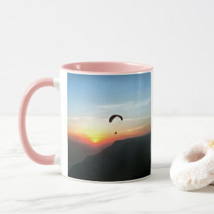Caneca Sunset Paraglide Wanderlust Arte Esportiva Extreme