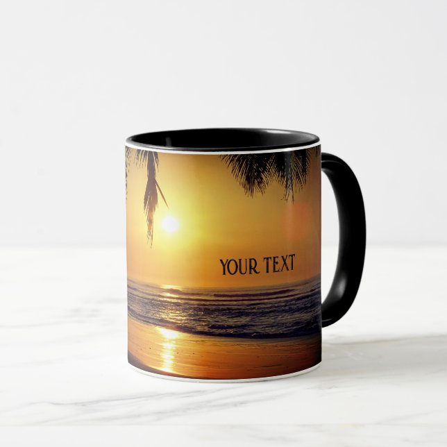 Caneca Sunset tropical (Frente Esquerda)