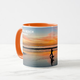 Caneca Sunset Walk - Venice Beach, CA Mug