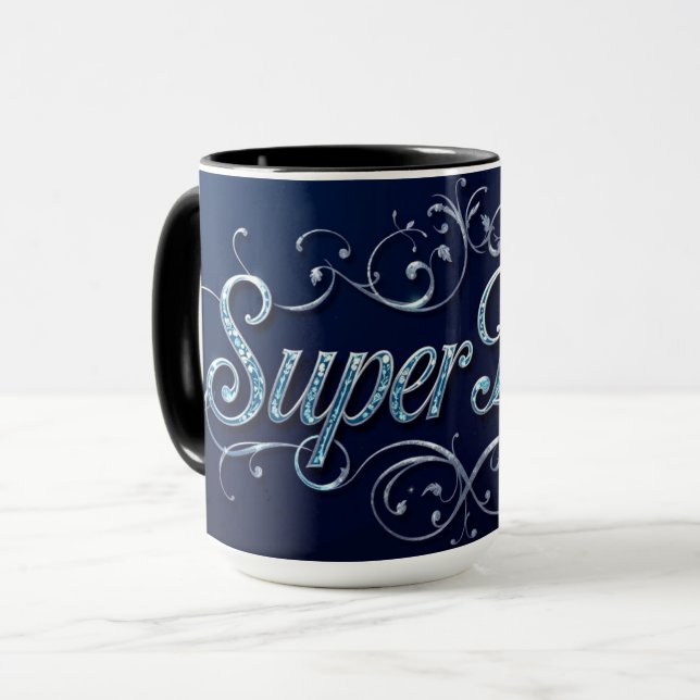 Caneca Super Dad Coffee Hero Blink (Frente Esquerda)