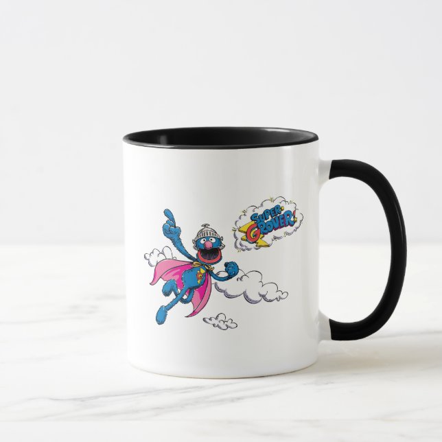 Caneca Super Grover Antigo (Direita)