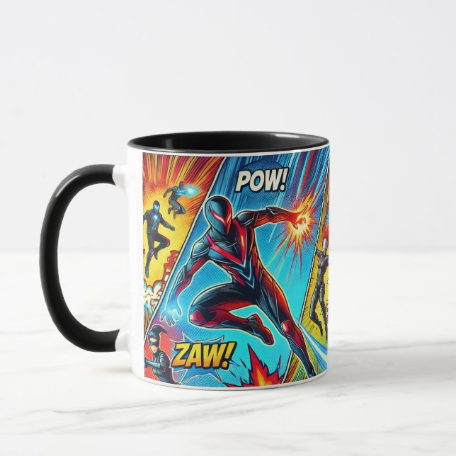 Caneca Super Herói Comic Mug (Esquerda)