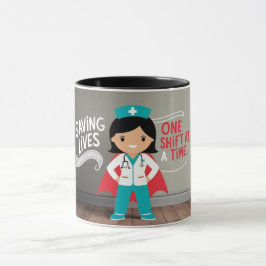 Caneca Super-Herói Enfermeira: Um Presente para a
