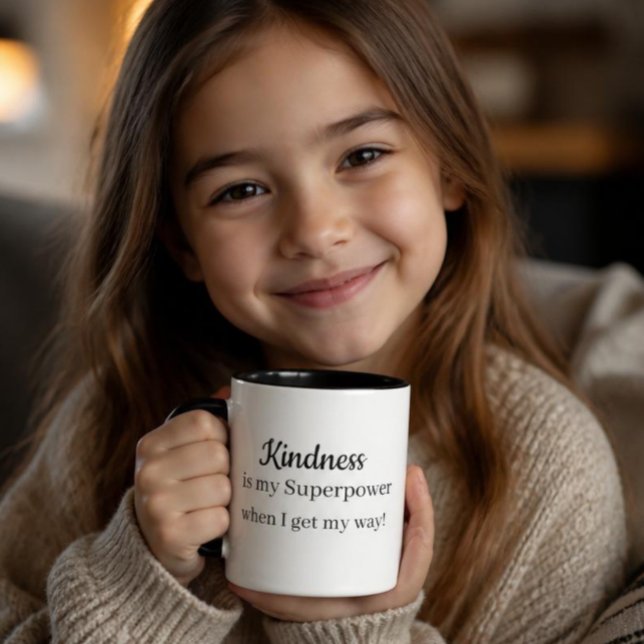 Caneca Super-herói Engraçado (Criador carregado)