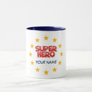 Caneca Super-herói personalizável