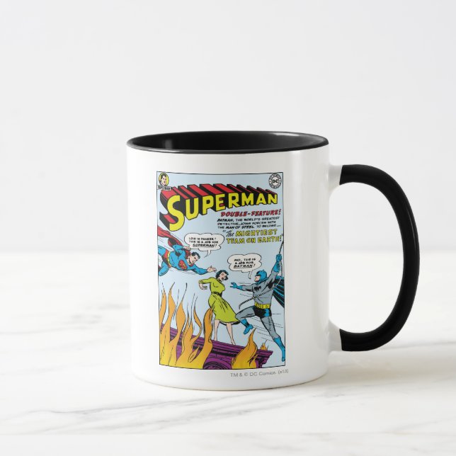 Caneca Super-Homem (Dupla Funcionalidade com Batman) (Direita)