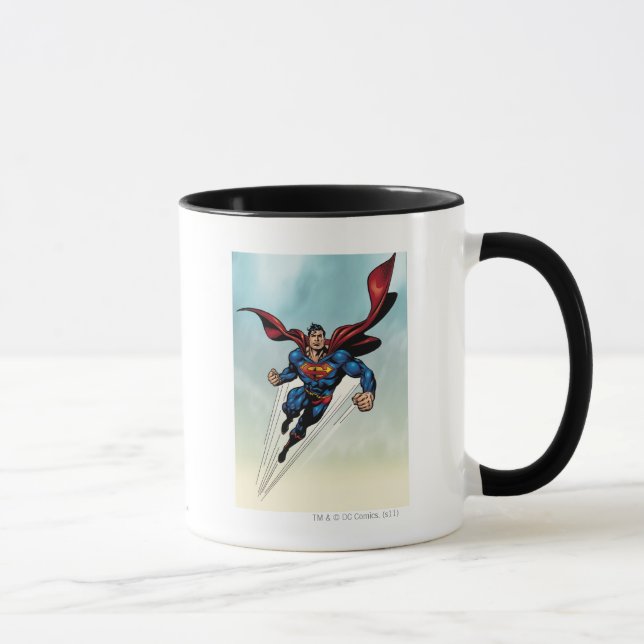 Caneca Super-homem salta para cima (Direita)