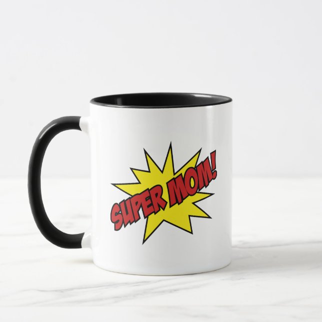 Caneca Super mãe! Coffee Mug (Esquerda)
