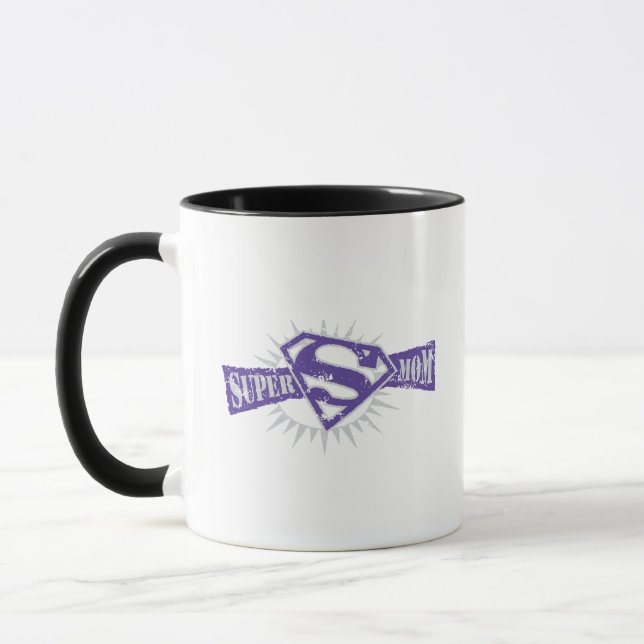 Caneca Super Mãe Purple Starburst (Esquerda)