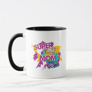 Caneca Super Mãe Salvando o Mundo