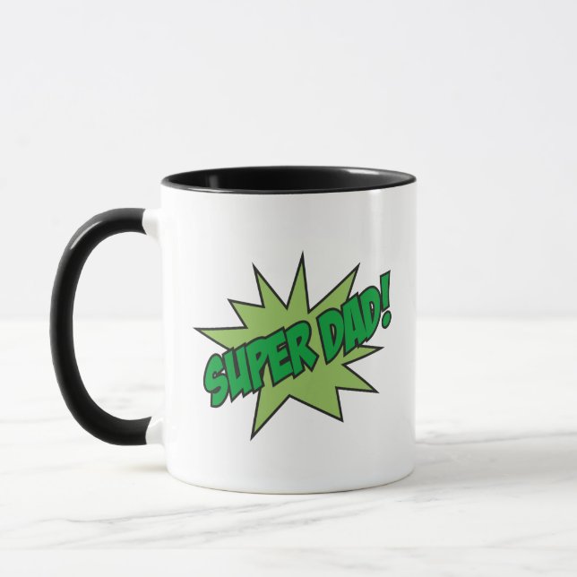 Caneca Super Pai! Coffee Mug (Esquerda)