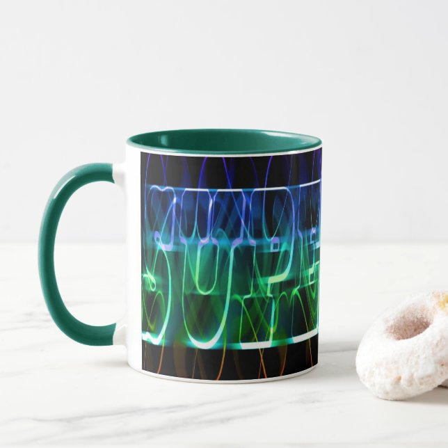 Caneca Super Pai Mug (Com Donut)