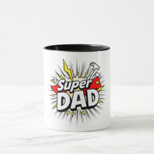 Caneca Super Pai Mug - O melhor presente para o herói