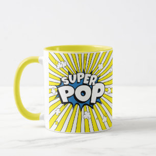Caneca SUPER POP! História em Quadrinhos Arte Pop Pipoca