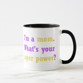 Caneca Super Power Mãe Mug