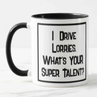 Super Talento de Motorista de Caminhão. Mug De Caf