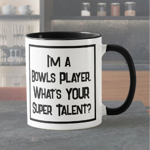 Caneca Super Talento Do Jogador De Bolinhos. Mug De Café 