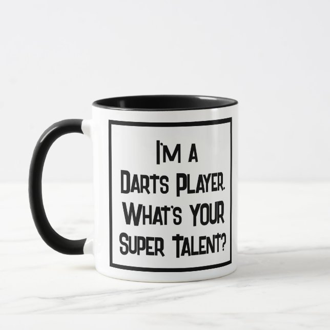 Caneca Super Talento Do Jogador De Trevas. Mug De Café De (Esquerda)