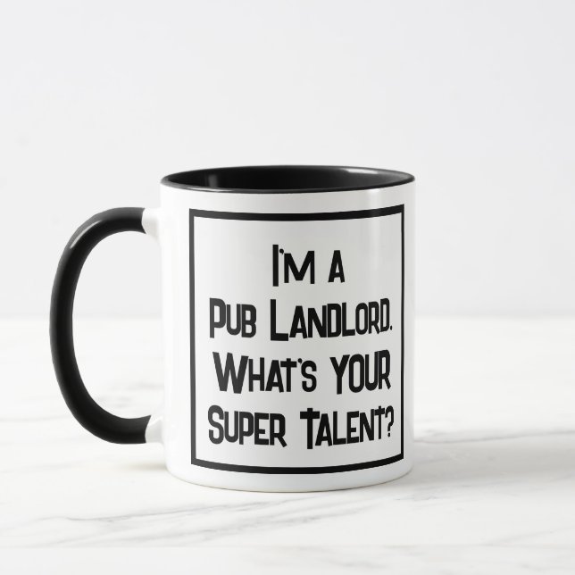 Caneca Super Talento. Mug De Café De Duas Toneladas (Esquerda)
