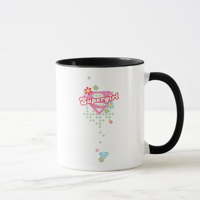 Caneca Supergirl Flower Madness (Direita)