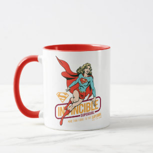 Caneca Supergirl Invencível - Gráfico Retroativo