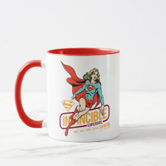 Caneca Supergirl Invencível - Gráfico Retroativo