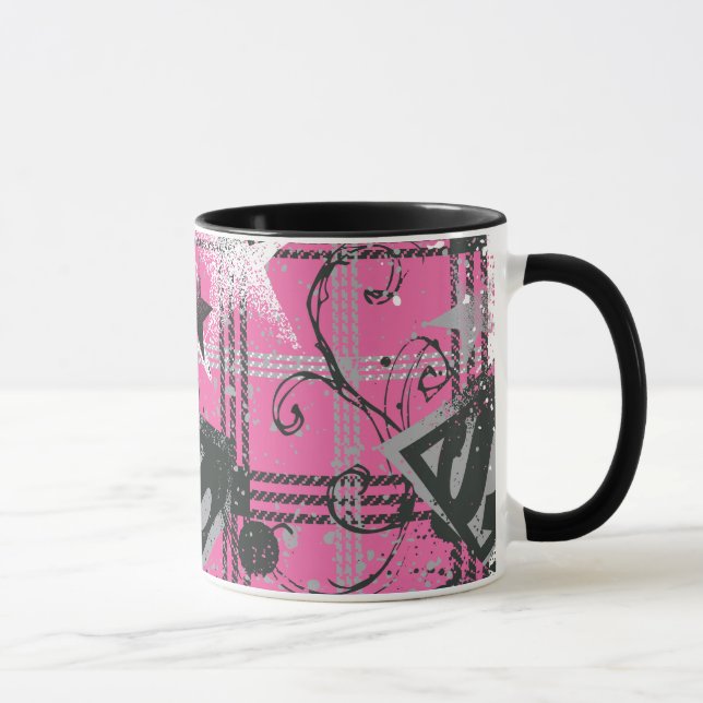Caneca Supergirl Pink Splatter Square (Direita)