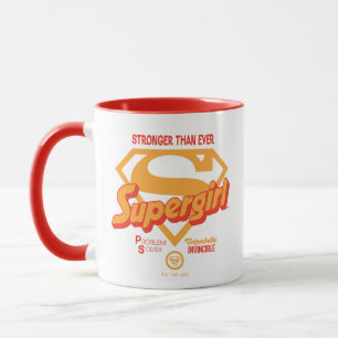 Caneca Supergirl Stronger Thever Retro Graphic