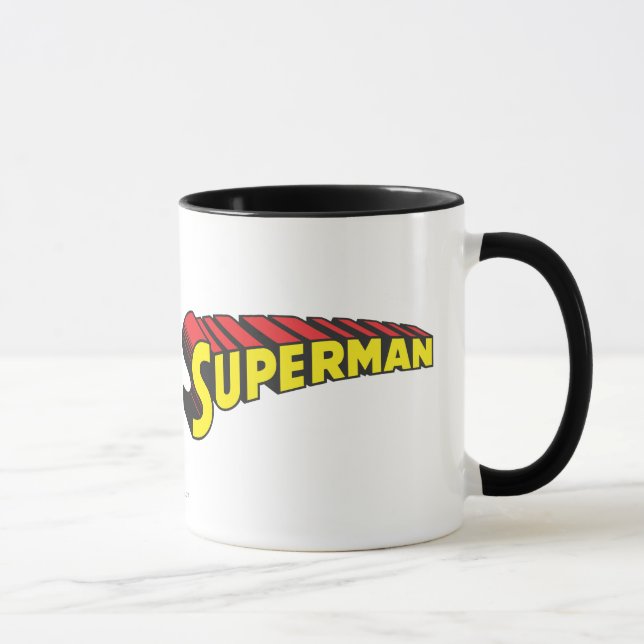 Caneca Superman | Logotipo vermelho amarelo (Direita)