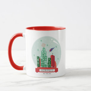 Caneca Superman Metropolis Snow Globe Gráfico