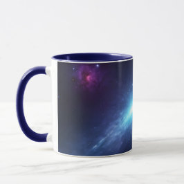 Caneca Supernova Azul Nebulosa Espaço Exterior Astronomia