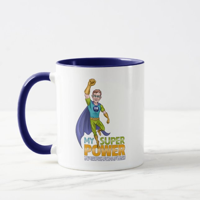 Caneca Superpotência LSA - Mug de café de dois tons (Esquerda)