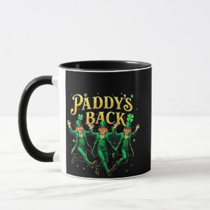 Caneca Suporte a Trump de Dia de São Patrício Engraçado d