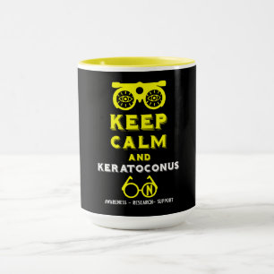 Caneca Suporte E Consciência De Keratoconus